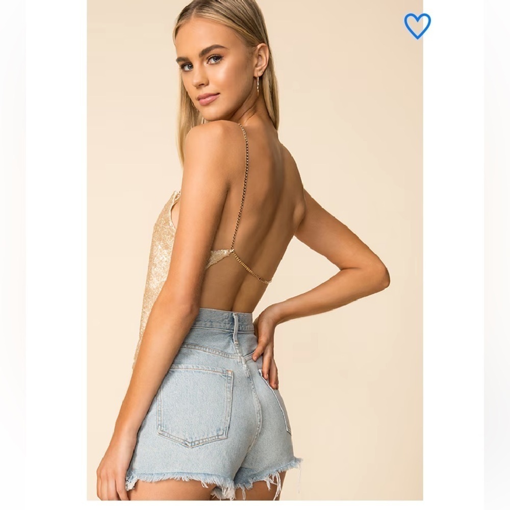 Superdown Caitlyn backless top